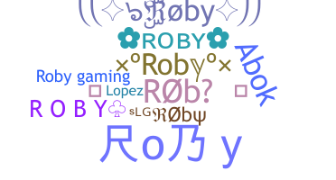 उपनाम - Roby