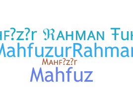 उपनाम - Mahfuzur