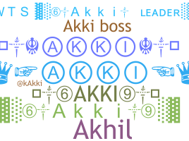 उपनाम - Akki
