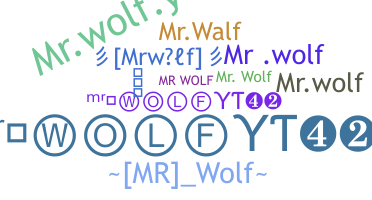 उपनाम - Mrwolf