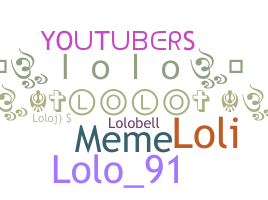 उपनाम - lolo