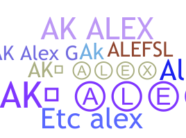 उपनाम - Akalex