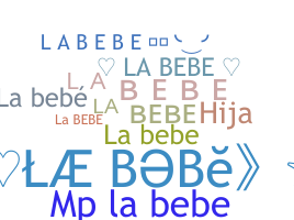 उपनाम - labebe