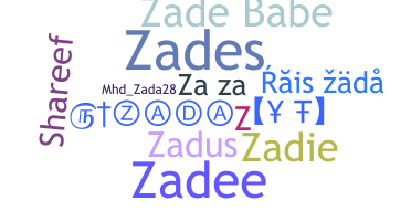 उपनाम - zada