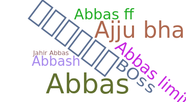 उपनाम - AbbasBoss