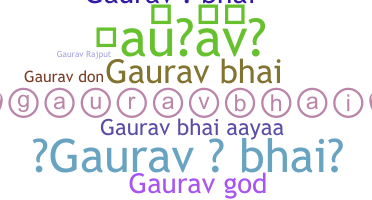 उपनाम - Gauravbhai