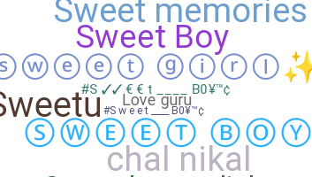 उपनाम - Sweetboy