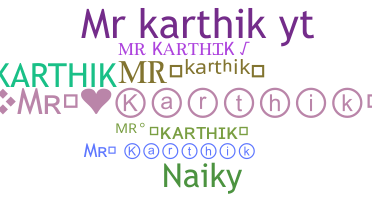 उपनाम - Mrkarthik