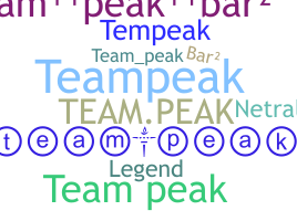 उपनाम - TeamPeak