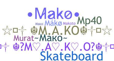 उपनाम - Mako