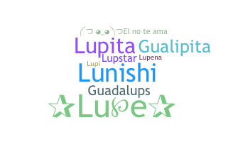 उपनाम - lupe