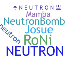 उपनाम - Neutron