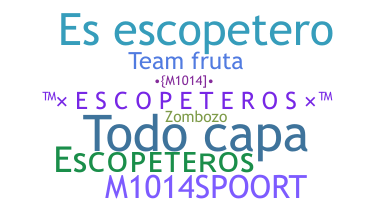 उपनाम - Escopeteros