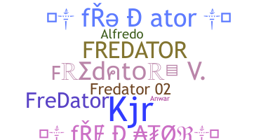 उपनाम - Fredator