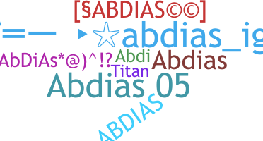 उपनाम - abdias