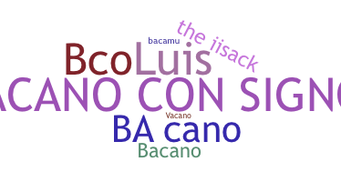 उपनाम - bacano