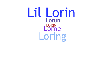 उपनाम - Lorin