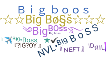 उपनाम - Bigboss