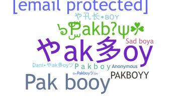 उपनाम - Pakboy