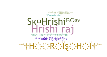 उपनाम - hrishi