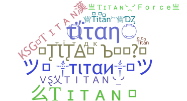उपनाम - Titan