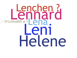 उपनाम - lenchen