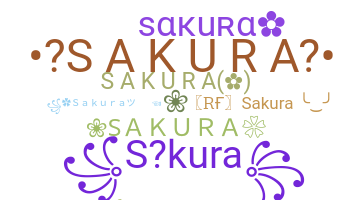 उपनाम - Sakura