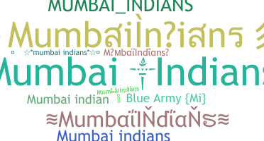 उपनाम - MumbaiIndians