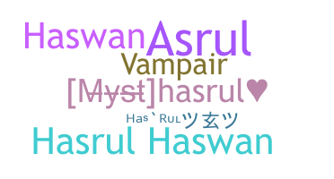 उपनाम - Hasrul