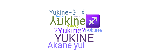 उपनाम - Yukine