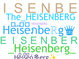 उपनाम - Heisenberg