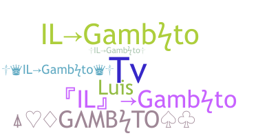 उपनाम - Gambito