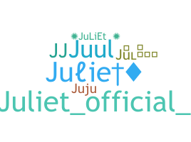 उपनाम - Juliet
