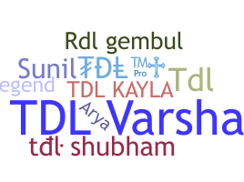 उपनाम - TDL