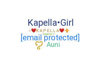 उपनाम - Kapella