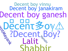 उपनाम - decentboy