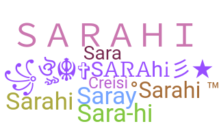 उपनाम - sarahi