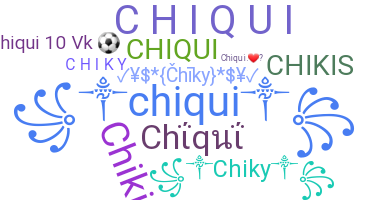 उपनाम - Chiqui