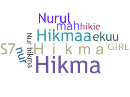 उपनाम - hikma