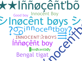 उपनाम - innocentboy