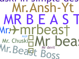 उपनाम - mr.beast