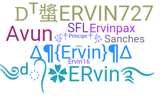 उपनाम - Ervin