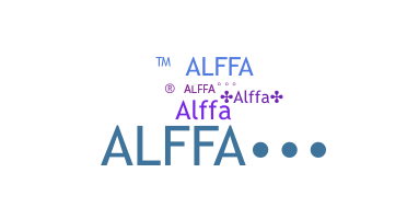 उपनाम - ALFFA