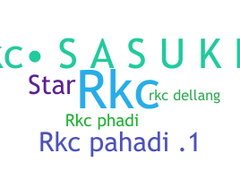 उपनाम - RKC