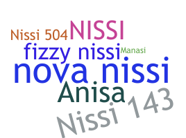 उपनाम - Nissi