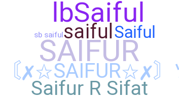 उपनाम - Saifur