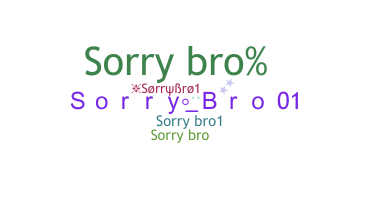 उपनाम - Sorrybro1