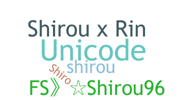उपनाम - Shirou