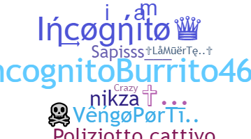 उपनाम - Incognito
