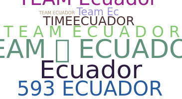 उपनाम - TeamEcuador